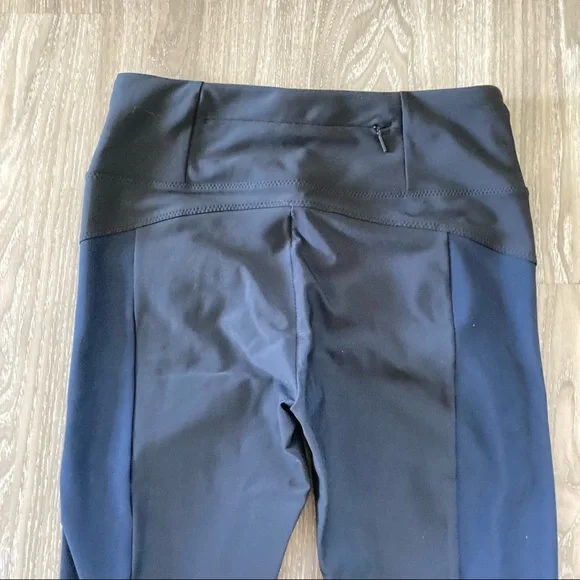 Athleta Stellar Tight Leggings. Black/Navy Work/Travel Pant. Sz XS - Picture 9 of 11